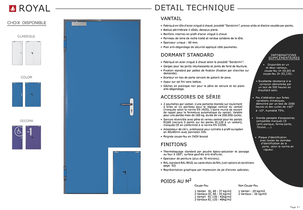 Porte Coupe Feu Portemetal